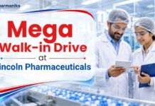 Lincoln Pharmaceuticals Opens Walk-in Drive | Multiple Openings Available! Lincoln Pharmaceuticals walk-in drive Ahmedabad QA QC production, R&D Pharma jobs
