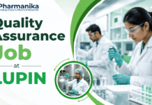 Quality Assurance Job at Lupin | Pharmacy Candidates Eligible Lupin QA job