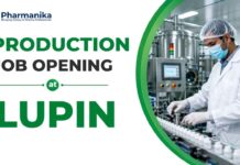 Lupin Hiring Pharmacy Graduates | Officer-DPI Production Role Lupin Officer DPI Production Job for pharma graduates