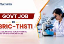 Govt Job at THSTI | Project associate Job for Pharmacy Graduates Pharma Govt Job – THSTI Recruitment 2026 for Project Associate-I