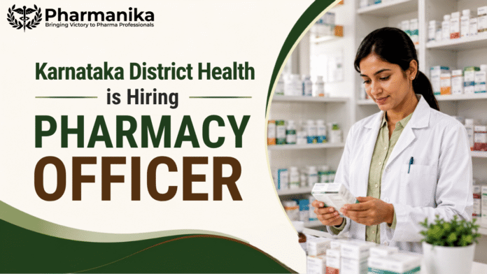 Karnataka Pharmacy Officer Recruitment