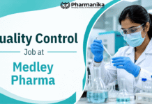 Quality Control Job Medley Pharma | Walk-in Drive for pharmacy Graduates Medley Pharma QC Jobs