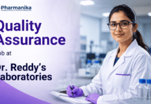 Dr Reddy Labs Hiring Pharmacy Graduates | Quality Assurance Specialist Role Pharma QA Jobs at Dr. Reddy Careers for Quality Assurance Specialist in analytical compliance.