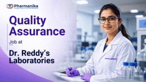 Pharma QA Jobs at Dr. Reddy Careers for Quality Assurance Specialist in analytical compliance. Pharma QA Jobs at Dr. Reddy Careers for Quality Assurance Specialist in analytical compliance.