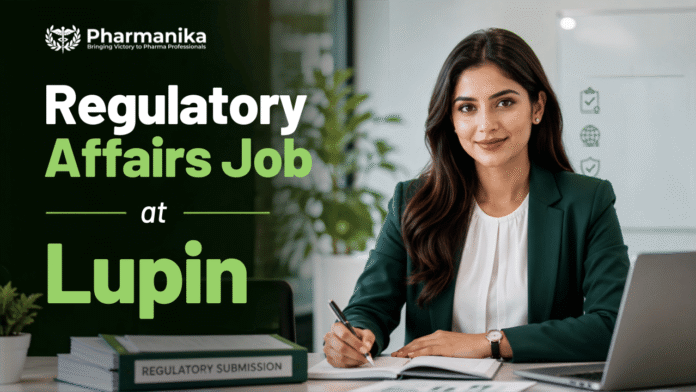 Regulatory Affairs Job at Lupin Careers