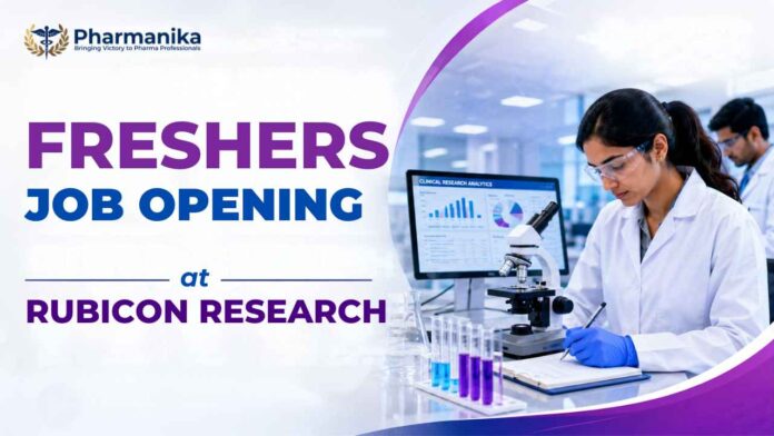 Rubicon Research Associate M. Pharm freshers job