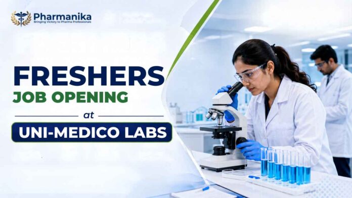 Uni-Medico Labs B Pharm trainee jobs