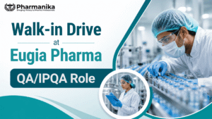 Eugia Pharma QA Jobs Eugia Pharma QA Jobs