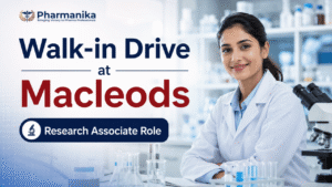 Research Associate Job at Macleods Careers R&D Walk-In Research Associate Job at Macleods Careers R&D Walk-In