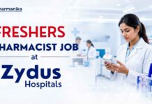 Freshers Job at Anand Multispeciality Hospital Zydus Hospitals Pharmacist Jobs