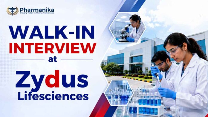 Zydus walk-in interview Quality Control Analyst vacancy Zydus walk-in interview Quality Control Analyst vacancy