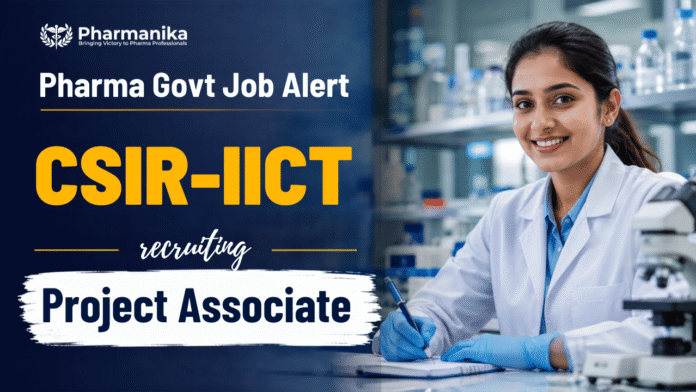 Pharma Govt Job through CSIR Recruitment 2026