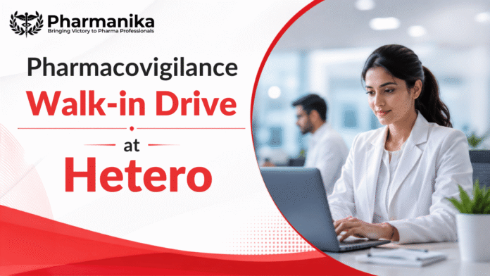 Hetero Pharmacovigilance Jobs