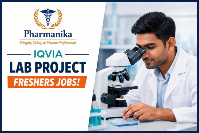 Lab Cent Project Coordinator at IQVIA Thane | 0–1 Yrs Lab Cent Project Coordinator at IQVIA Thane | 0–1 Yrs