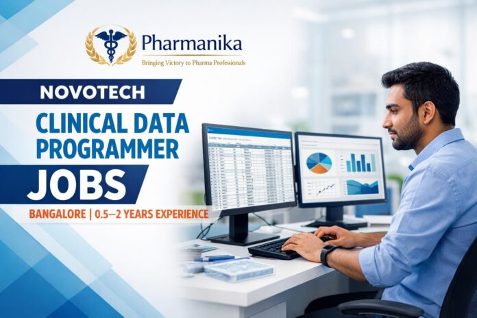 Clinical Data Programmer I – SDTM at Novotech Bangalore | 0.5–2 Yrs