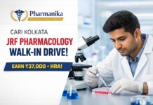 JRF Pharmacology Walk-in at CARI Kolkata | 08 Sep | Earn Rs 37,000/- + HRA JRF Pharmacology Walk-in at CARI Kolkata | 08 Sep | Earn Rs 37,000/- + HRA