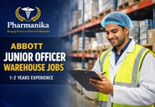 Junior Officer Warehouse at Abbott Baddi | 1–2 Years Junior Officer Warehouse at Abbott Baddi | 1–2 Years