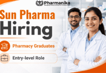 Sun Pharma Hiring Pharmacy Graduates | Analytical devlpoment Role Sun Pharma Careers