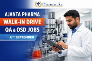 Ajanta Pharma Baddi Walk-In QA / OSD Mfg Packing / Liquid Dosage | Sun 6 Sep Ajanta Pharma Baddi Walk-In QA / OSD Mfg Packing / Liquid Dosage | Sun 6 Sep