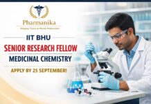 Senior Research Fellow Medicinal Chemistry at IIT BHU | Apply by 25 Sep Senior Research Fellow Medicinal Chemistry at IIT BHU | Apply by 25 Sep