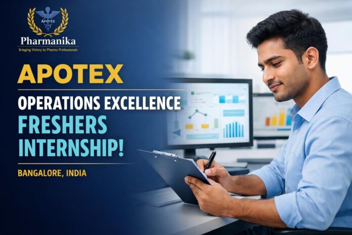 Operations Excellence Intern at Apotex Bangalore | Freshers
