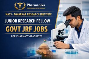Junior Research Fellow at Govt MACS – Agharkar Research Institute | Pharmacy Graduates Eligible Junior Research Fellow at Govt MACS – Agharkar Research Institute | Pharmacy Graduates Eligible