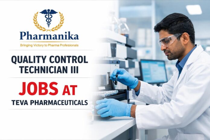 Quality Control Technician III at TEVA