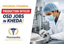 Nourish Pharma Kheda Production Officer OSD | 1–2 Yrs Nourish Pharma Kheda Production Officer OSD | 1–2 Yrs