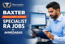 Regulatory Affairs Job at Baxter | Pharmacy Graduates Eligible Specialist RA at Baxter Ahmedabad | Req 208301 | Regulatory Affairs