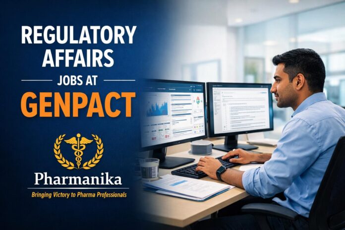 Regulatory Affairs job at Genpact Regulatory Affairs job at Genpact