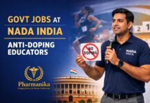 Govt Job at National Anti-Doping Agency (NADA) | Pharmacy Graduates Eligible Govt Job at NADA | Pharmacy Graduates