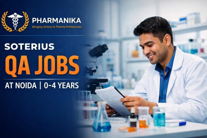 QA Associate / Senior Associate at Soterius Noida | 0–4 Years