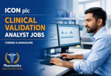 Clinical Validation Analyst at ICON plc | Chennai / Bangalore | 2+ Years Clinical Validation Analyst at ICON plc | Chennai / Bangalore | 2+ Years