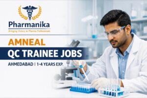 QC Testing Trainee Officer at Amneal Ahmedabad | B.Pharm 1-4 yrs QC Testing Trainee Officer at Amneal Ahmedabad | B.Pharm 1-4 yrs
