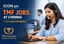 TMF Specialist (All Levels) at ICON plc Chennai | 1–15 Years TMF Specialist (All Levels) at ICON plc Chennai | 1–15 Years