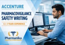 Pharmacovigilance Services Analyst Safety Writing at Accenture Chennai | 1.5–3 Years Pharmacovigilance Services Analyst Safety Writing at Accenture Chennai | 1.5–3 Years