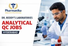 Dr Reddy’s Hiring Pharmacy Graduates | Team Member Analytical QC Dr Reddy’s Hiring Pharmacy Graduates | Team Member Analytical QC