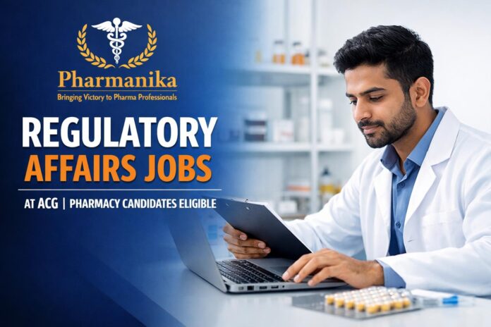 Regulatory Affairs job at AGS | Pharmacy candidates eligible Regulatory Affairs job at AGS | Pharmacy candidates eligible