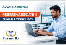 Research Associate II at Advarra Bengaluru | Clinical Research Research Associate II at Advarra Bengaluru | Clinical Research