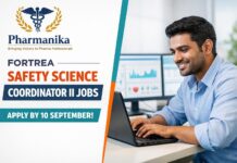 Safety Science Coordinator II at Fortrea Bangalore | PV | 1+ Years | Apply by 10 Sep Safety Science Coordinator II at Fortrea Bangalore | PV | 1+ Years | Apply by 10 Sep