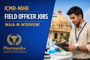 Govt Job at ICMR | Field Officer Role for Pharmacy Graduates Govt Job at ICMR | Field Officer Role for Pharmacy Graduates