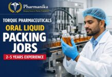 Oral Liquid Manufacturing Packing at Torque Pharmaceuticals Derabassi | 2–5 Yrs Oral Liquid Manufacturing Packing at Torque Pharmaceuticals Derabassi | 2–5 Yrs