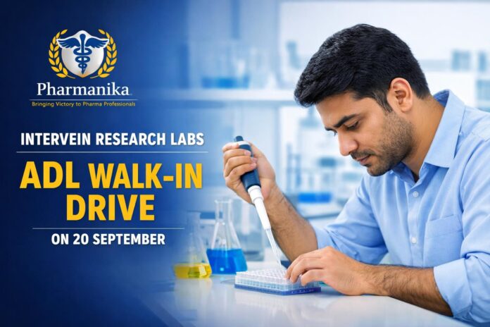 ADL Walk-In at Intervein Research Labs | 20 Sep