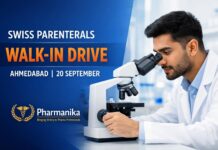 Walk-In at Swiss Parenterals Ahmedabad | 20 Sep Walk-In at Swiss Parenterals Ahmedabad | 20 Sep