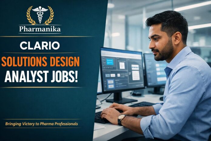 Solutions Design Analyst at Clario Bangalore | Clinical Tech