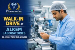 Walk-In QC Prod Pack Eng WH at Alkem Laboratories Vapi | 20 Sep Walk-In QC Prod Pack Eng WH at Alkem Laboratories Vapi | 20 Sep