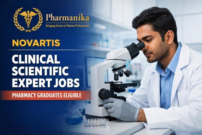Clinical Scientific Expert at Novartis | Pharmacy Graduates Eligible