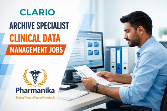 Archive Specialist Clinical Data Management at Clario Bangalore | Job ID R18176