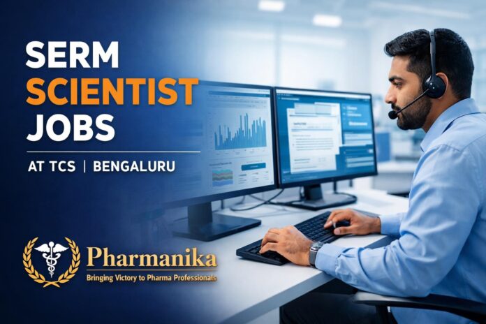 Scientist Job at TCS | Pharmacy graduates Eligible