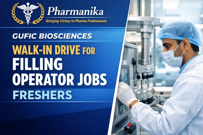 Walk-In Filling Operators Sterile Injectable at Gufic Indore/Pithampur | Fresher